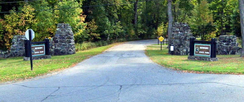 Bewabic State Park - 2024 Street View Of Entrance (newer photo)